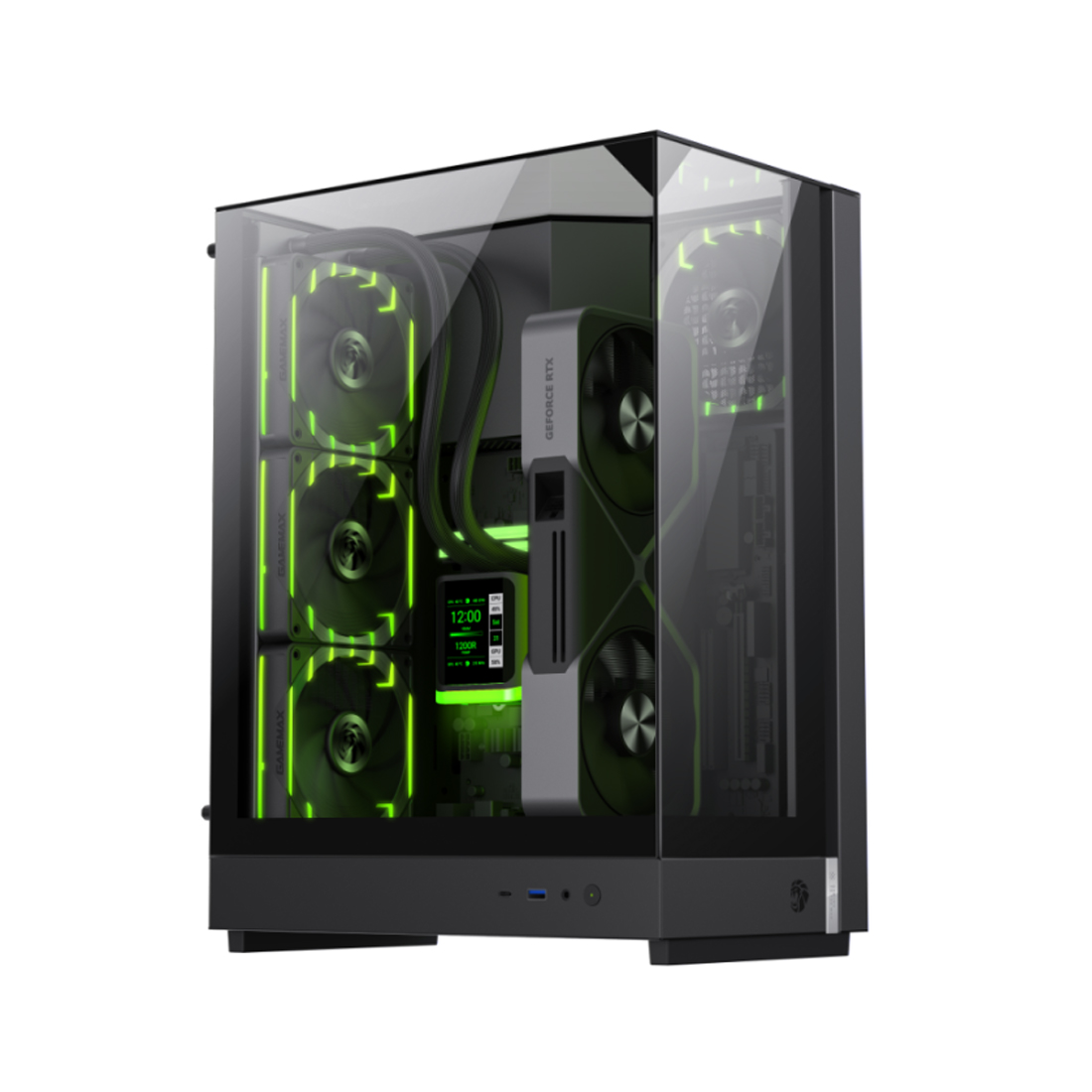Компьютерный корпус Gamemax T20 Black без Б/П
