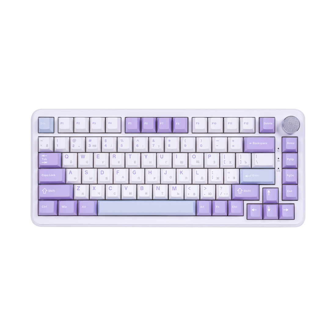 Клавиатура Ajazz AK820 Blue Switch White
