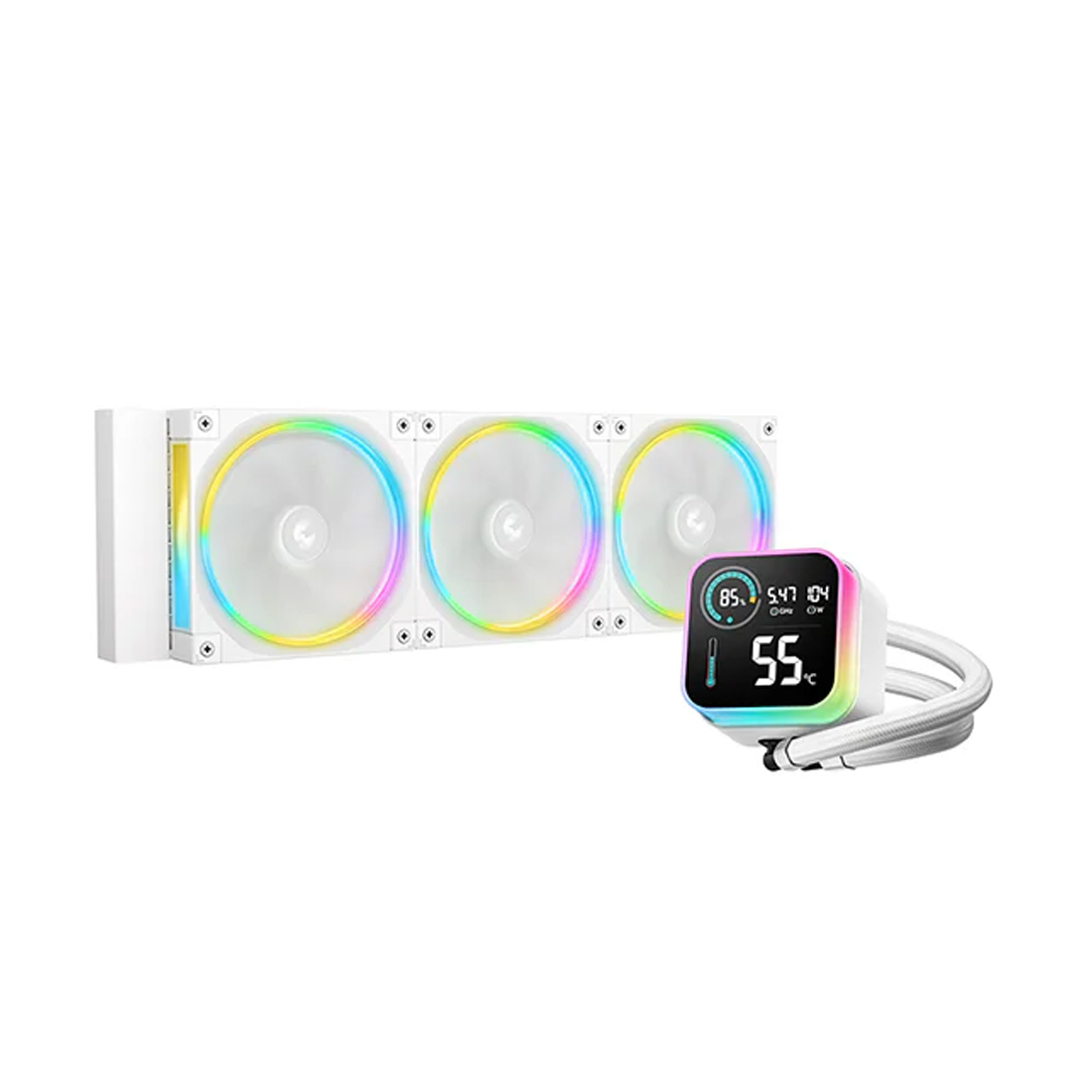 Кулер с водяным охлаждением Deepcool LQ360 ULTRA ARGB WH