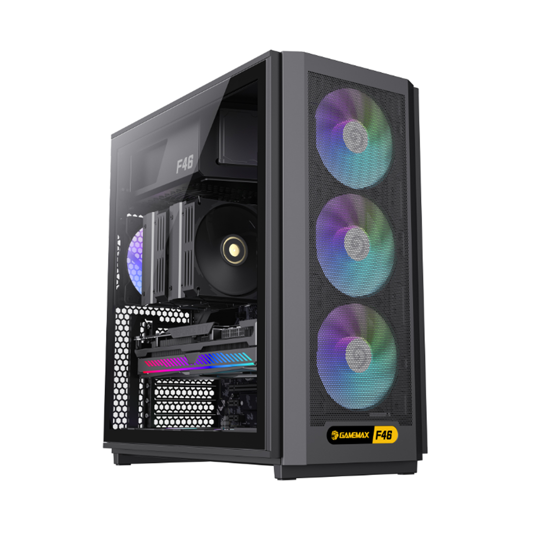 Компьютерный корпус Gamemax F46 Black без Б/П