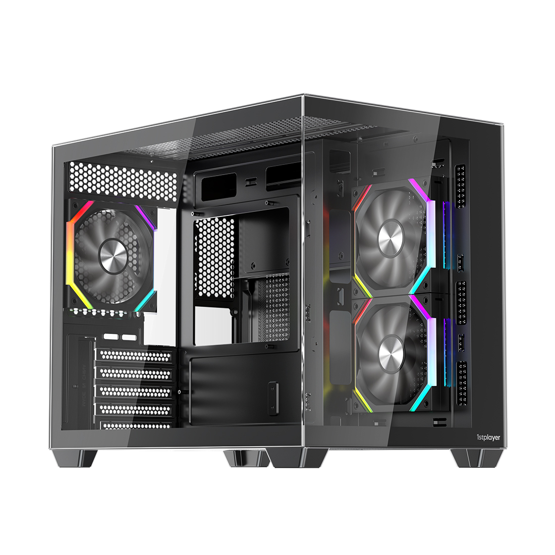 Компьютерный корпус 1STPLAYER BV6 Black без Б/П