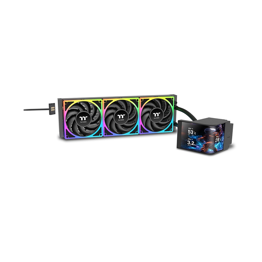 Кулер с водяным охлаждением Thermaltake MAGCurve 360 Ultra Black
